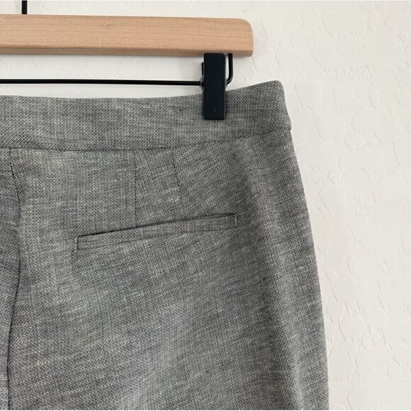 Talbots Chatham Button-Hem Ankle Gray Pants Size 6 - Picture 5 of 8